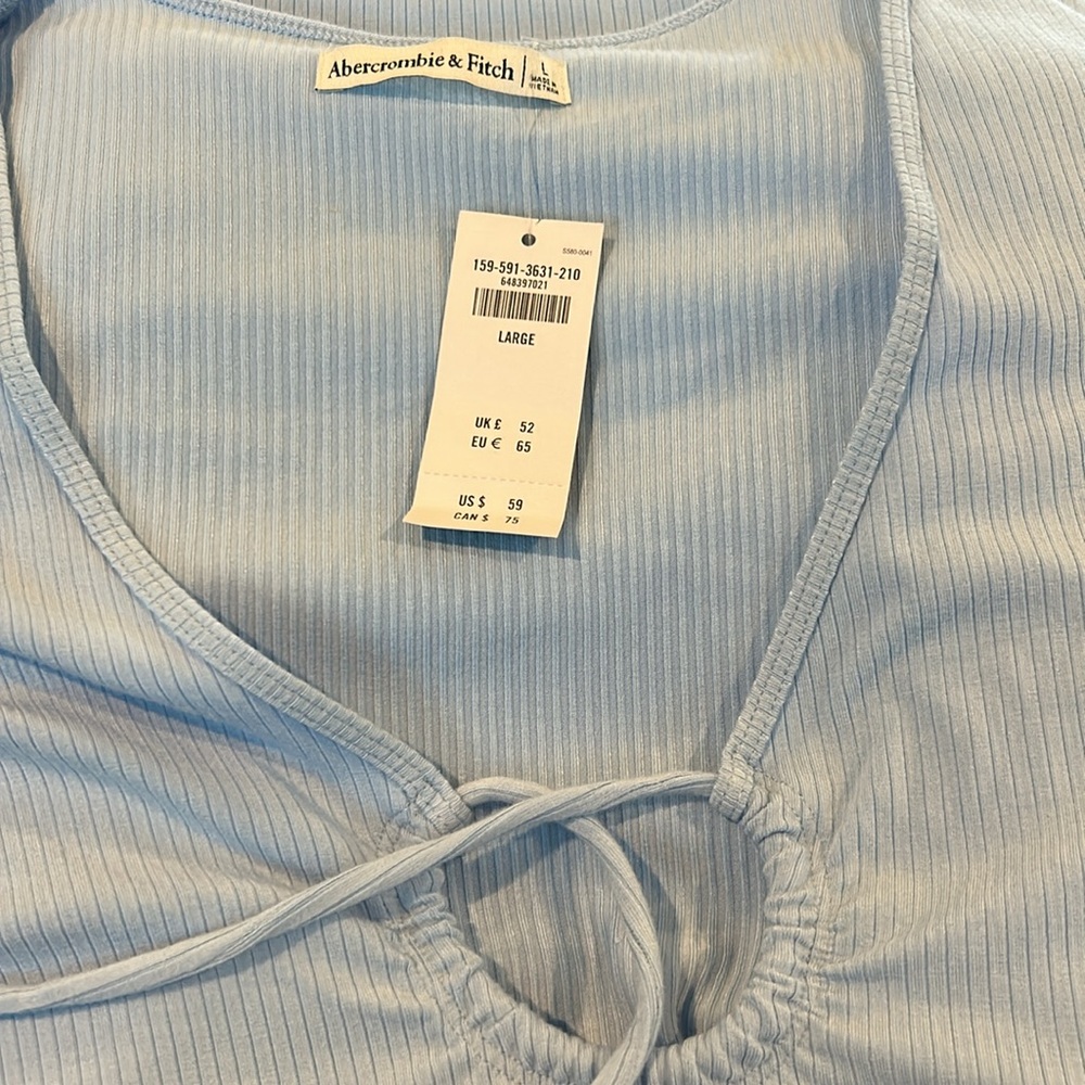 Abercrombie & Fitch Women’s Size Large Ribbed Mini Dress NWT - Picture 4 of 6